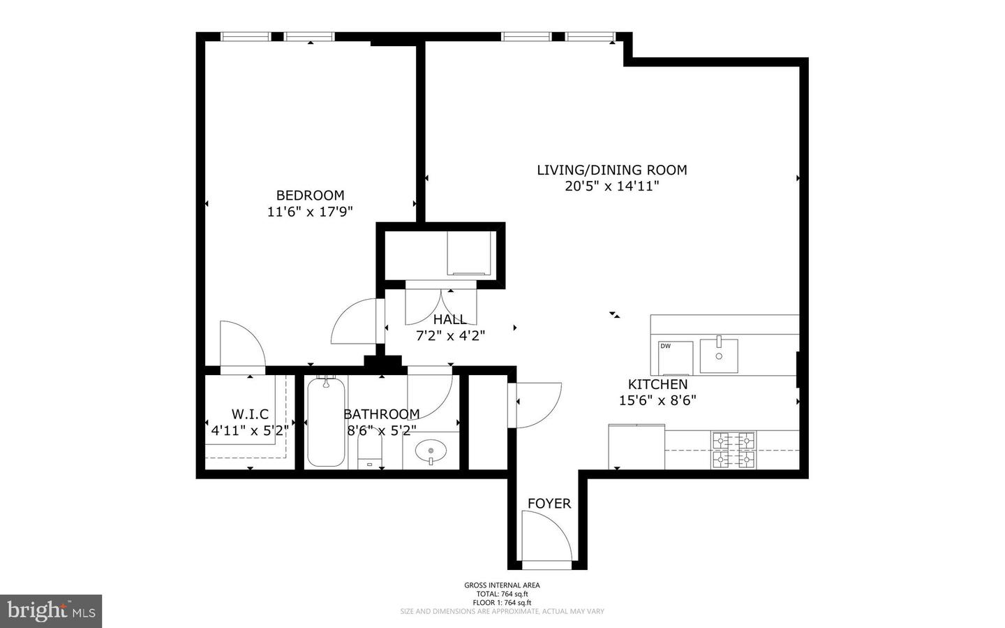 2101 11TH ST NW #103, WASHINGTON, District Of Columbia 20001, 1 Bedroom Bedrooms, ,1 BathroomBathrooms,Residential,For sale,2101 11TH ST NW #103,DCDC2176756 MLS # DCDC2176756