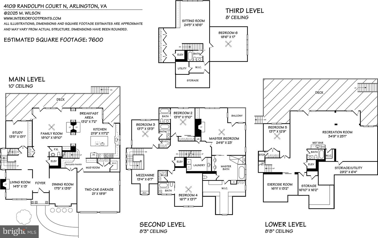 4109 N RANDOLPH CT, ARLINGTON, Virginia 22207, 6 Bedrooms Bedrooms, ,6 BathroomsBathrooms,Residential,For sale,4109 N RANDOLPH CT,VAAR2053064 MLS # VAAR2053064