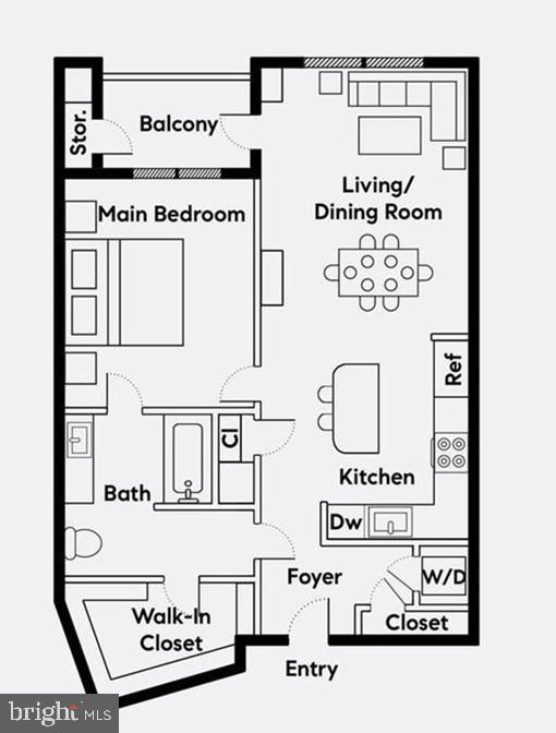 1441 RHODE ISLAND AVE NW #111, WASHINGTON, District Of Columbia 20005, 1 Bedroom Bedrooms, ,1 BathroomBathrooms,Residential,For sale,1441 RHODE ISLAND AVE NW #111,DCDC2183990 MLS # DCDC2183990