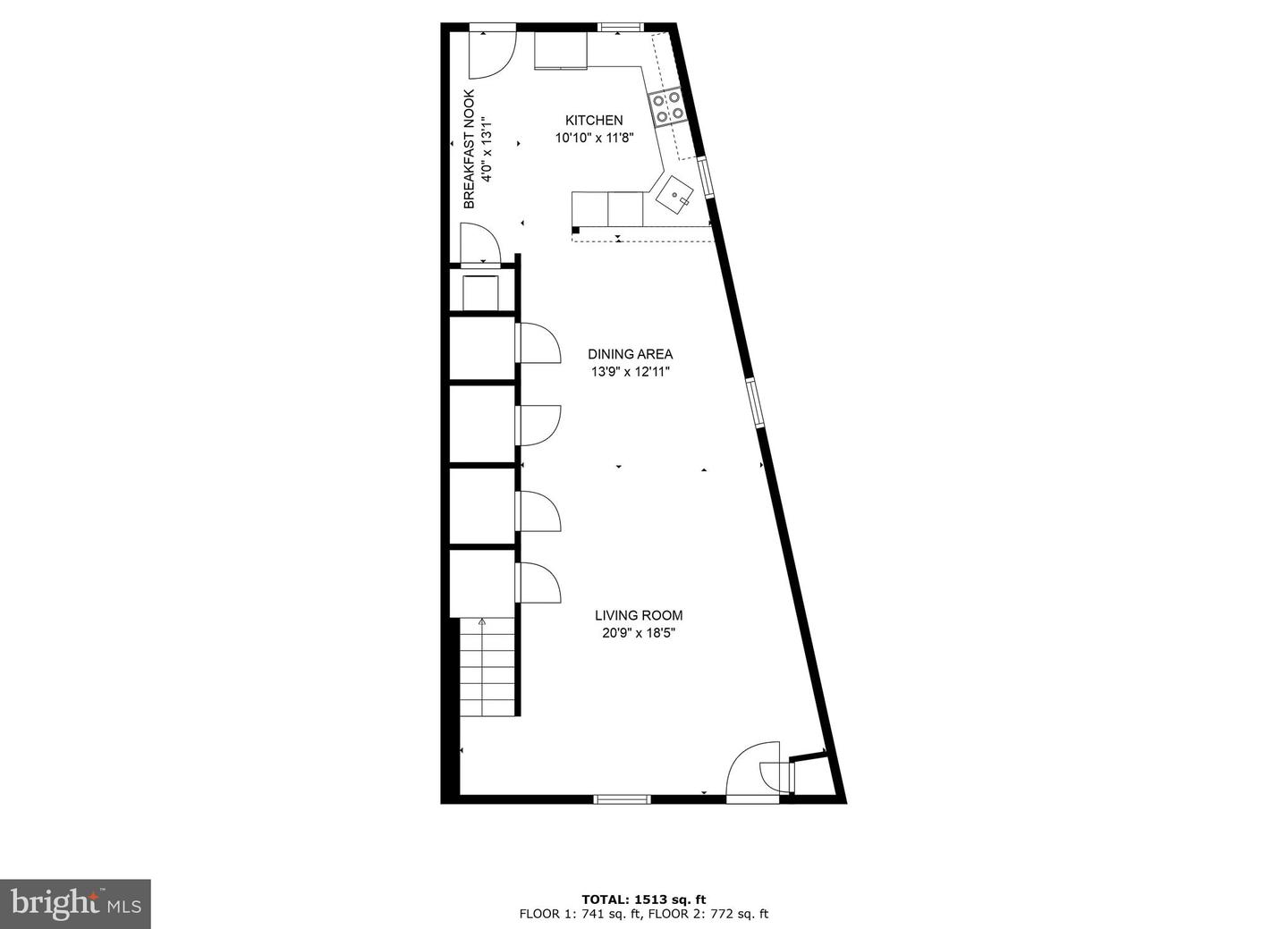 1509 GALES ST NE #1, WASHINGTON, District Of Columbia 20002, 3 Bedrooms Bedrooms, ,2 BathroomsBathrooms,Residential,For sale,1509 GALES ST NE #1,DCDC2176856 MLS # DCDC2176856