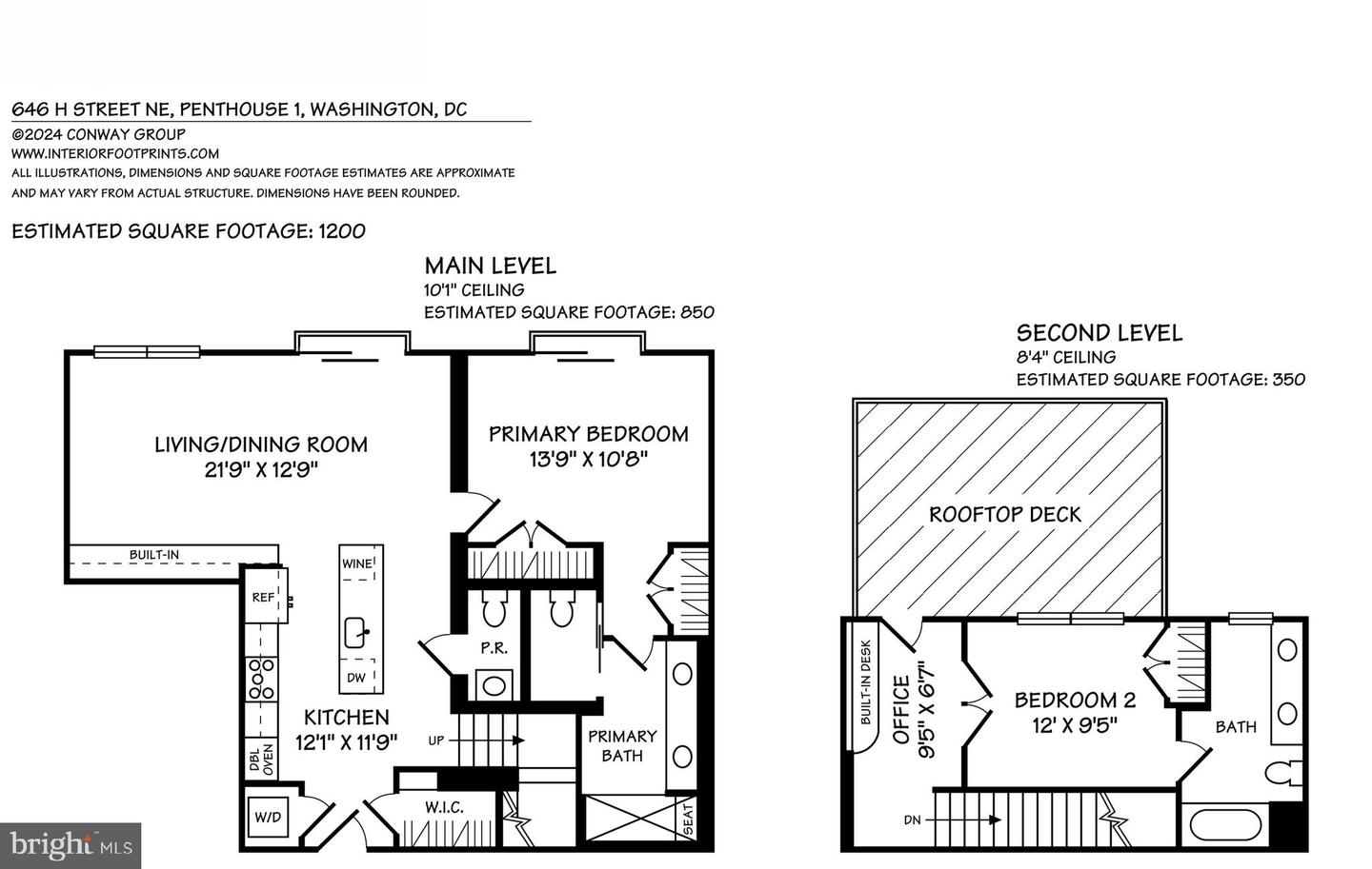 646 H ST NE #PH-1, WASHINGTON, District Of Columbia 20002, 2 Bedrooms Bedrooms, ,2 BathroomsBathrooms,Residential,For sale,646 H ST NE #PH-1,DCDC2177092 MLS # DCDC2177092