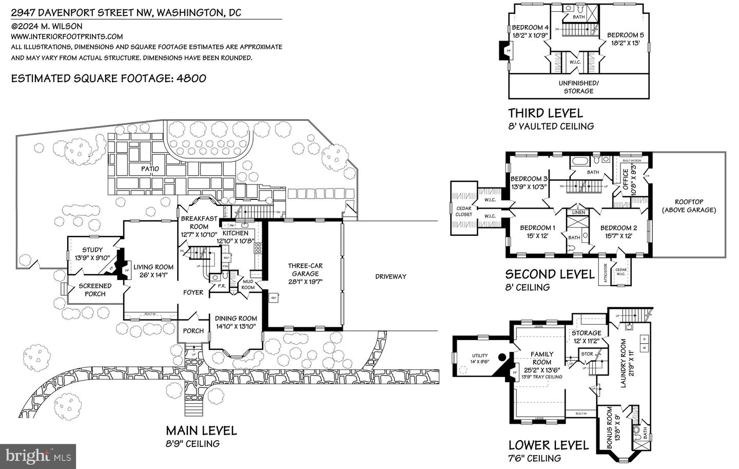 2947 DAVENPORT ST NW, WASHINGTON, District Of Columbia 20008, 6 Bedrooms Bedrooms, ,4 BathroomsBathrooms,Residential,For sale,2947 DAVENPORT ST NW,DCDC2184072 MLS # DCDC2184072