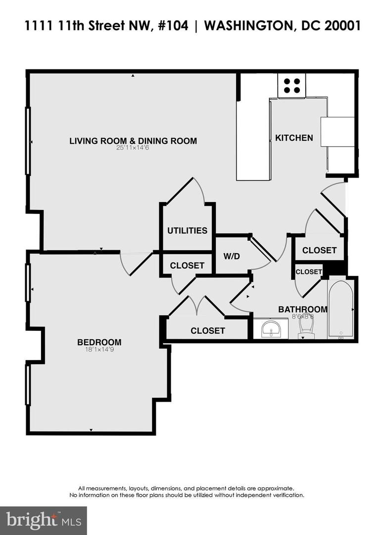 1111 11TH ST NW #104, WASHINGTON, District Of Columbia 20001, 1 Bedroom Bedrooms, ,1 BathroomBathrooms,Residential,For sale,1111 11TH ST NW #104,DCDC2184230 MLS # DCDC2184230