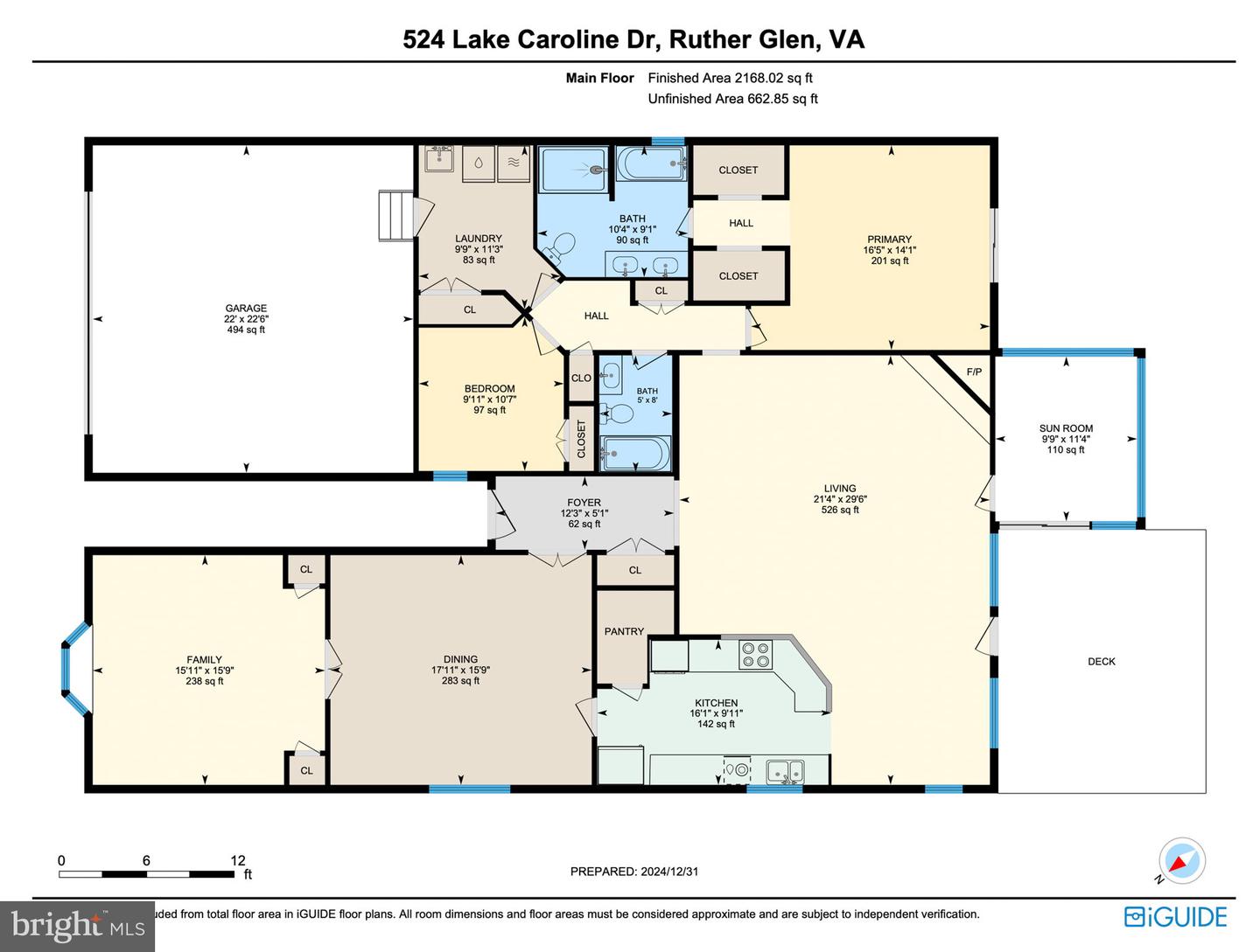 524 LAKE CAROLINE DR, RUTHER GLEN, Virginia 22546, 3 Bedrooms Bedrooms, ,2 BathroomsBathrooms,Residential,For sale,524 LAKE CAROLINE DR,VACV2007540 MLS # VACV2007540