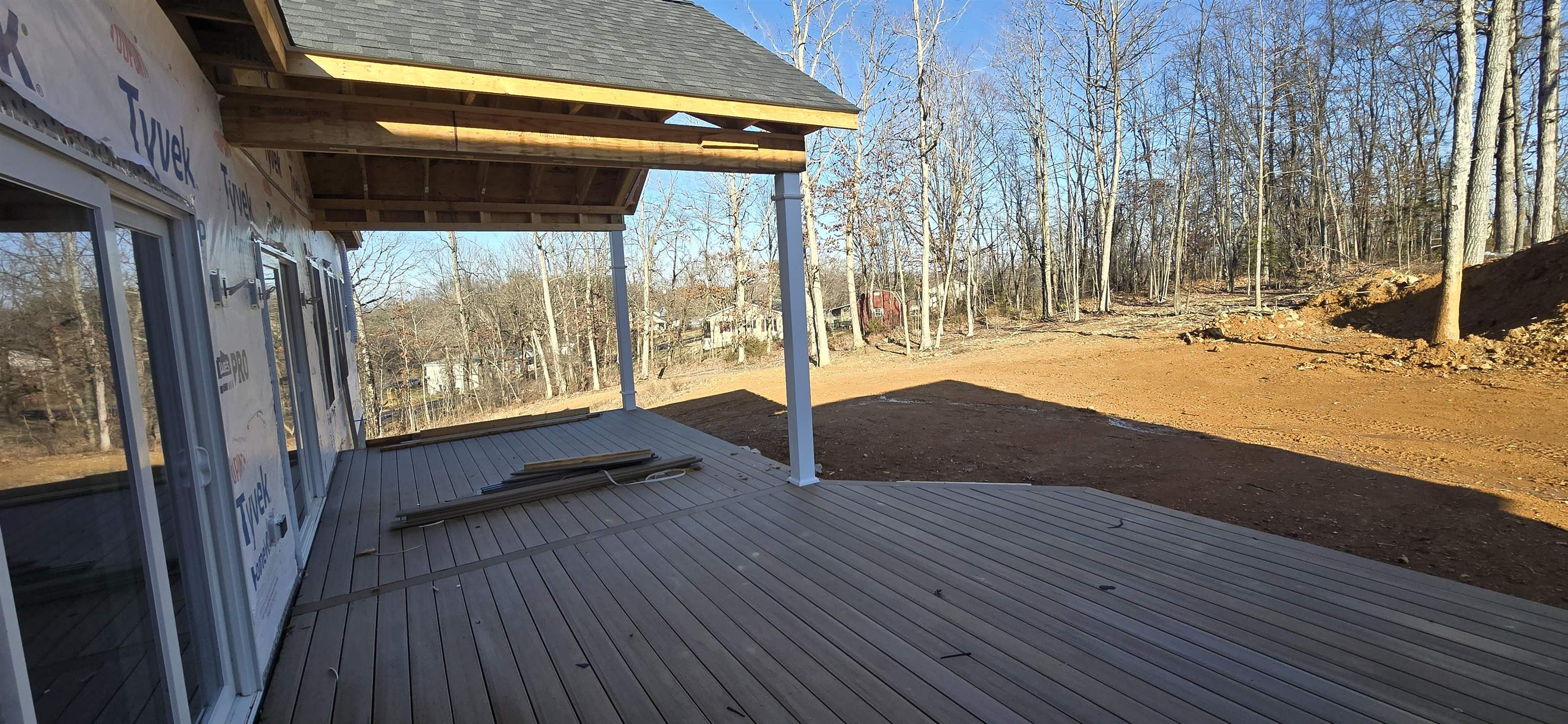 Composite Decking, Covered Area & Open Air Deck