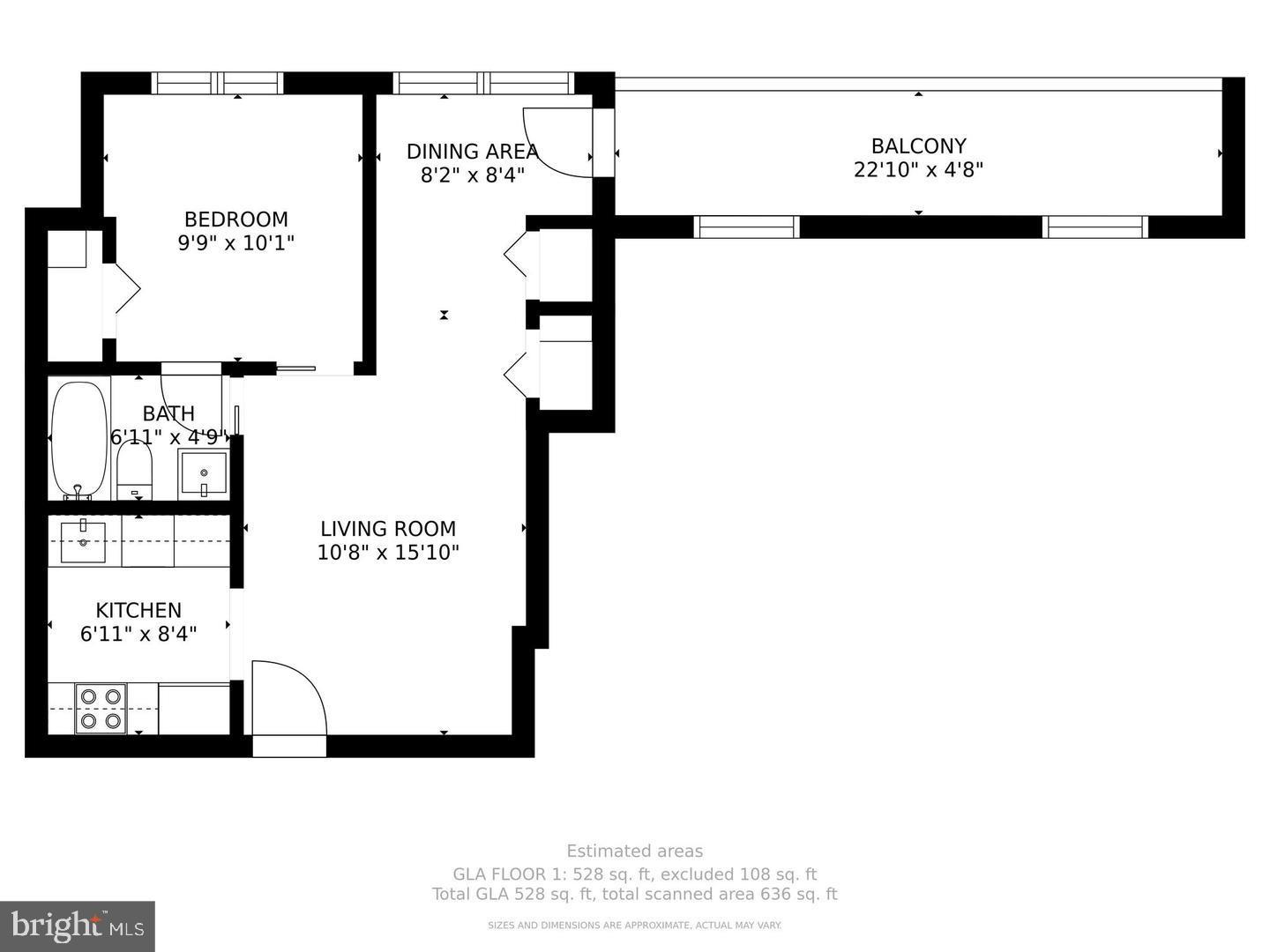 1816 NEW HAMPSHIRE AVE NW #210, WASHINGTON, District Of Columbia 20009, 1 Bedroom Bedrooms, ,1 BathroomBathrooms,Residential,For sale,1816 NEW HAMPSHIRE AVE NW #210,DCDC2184216 MLS # DCDC2184216