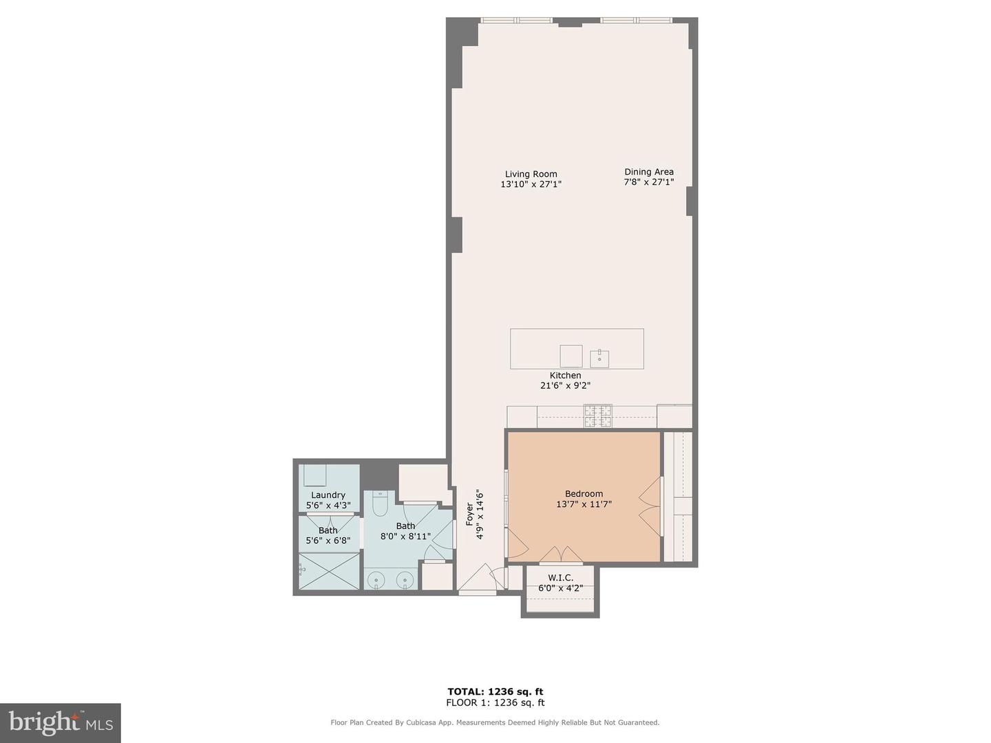 1600 CLARENDON BLVD #W106, ARLINGTON, Virginia 22209, 1 Bedroom Bedrooms, ,1 BathroomBathrooms,Residential,For sale,1600 CLARENDON BLVD #W106,VAAR2053352 MLS # VAAR2053352