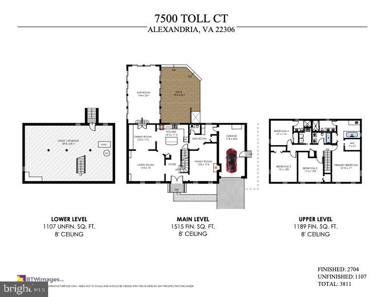 7500 TOLL CT, ALEXANDRIA, Virginia 22306, 4 Bedrooms Bedrooms, ,3 BathroomsBathrooms,Residential,For sale,7500 TOLL CT,VAFX2221566 MLS # VAFX2221566