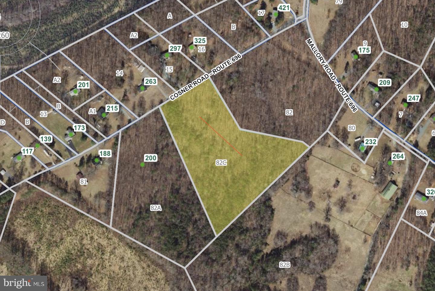 LOT 82C COSNER RD, LOUISA, Virginia 23093, ,Land,For sale,LOT 82C COSNER RD,VALA2007282 MLS # VALA2007282