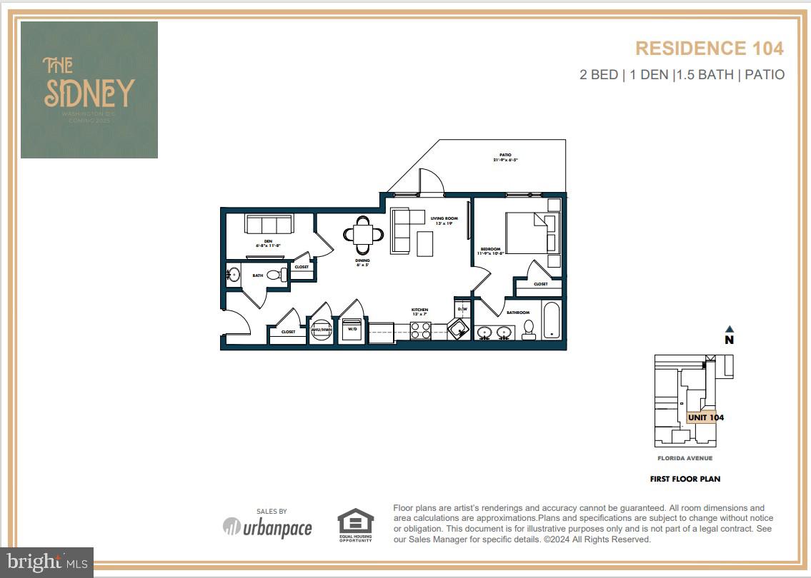 1124 FLORIDA NE #104, WASHINGTON, District Of Columbia 20002, 1 Bedroom Bedrooms, ,1 BathroomBathrooms,Residential,For sale,1124 FLORIDA NE #104,DCDC2185830 MLS # DCDC2185830