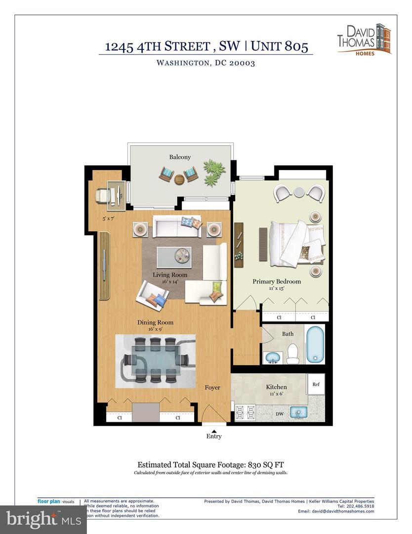 1245 4TH ST SW #E-805, WASHINGTON, District Of Columbia 20024, 1 Bedroom Bedrooms, ,1 BathroomBathrooms,Residential,For sale,1245 4TH ST SW #E-805,DCDC2185880 MLS # DCDC2185880