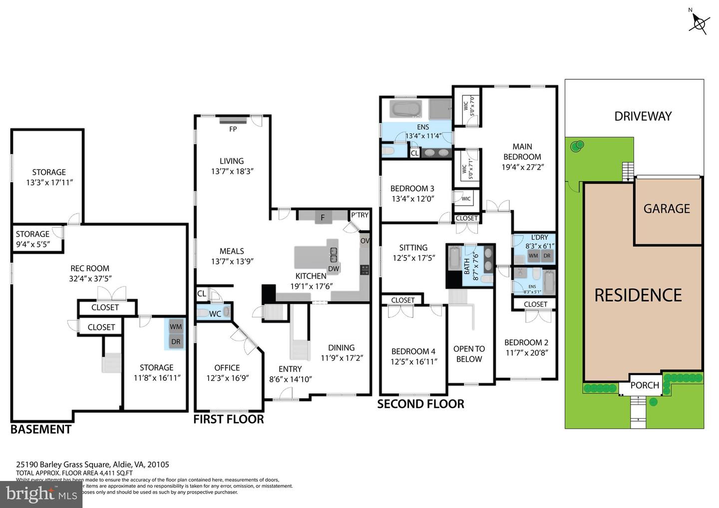 25190 BARLEY GRASS SQ, ALDIE, Virginia 20105, 4 Bedrooms Bedrooms, ,3 BathroomsBathrooms,Residential,For sale,25190 BARLEY GRASS SQ,VALO2089256 MLS # VALO2089256