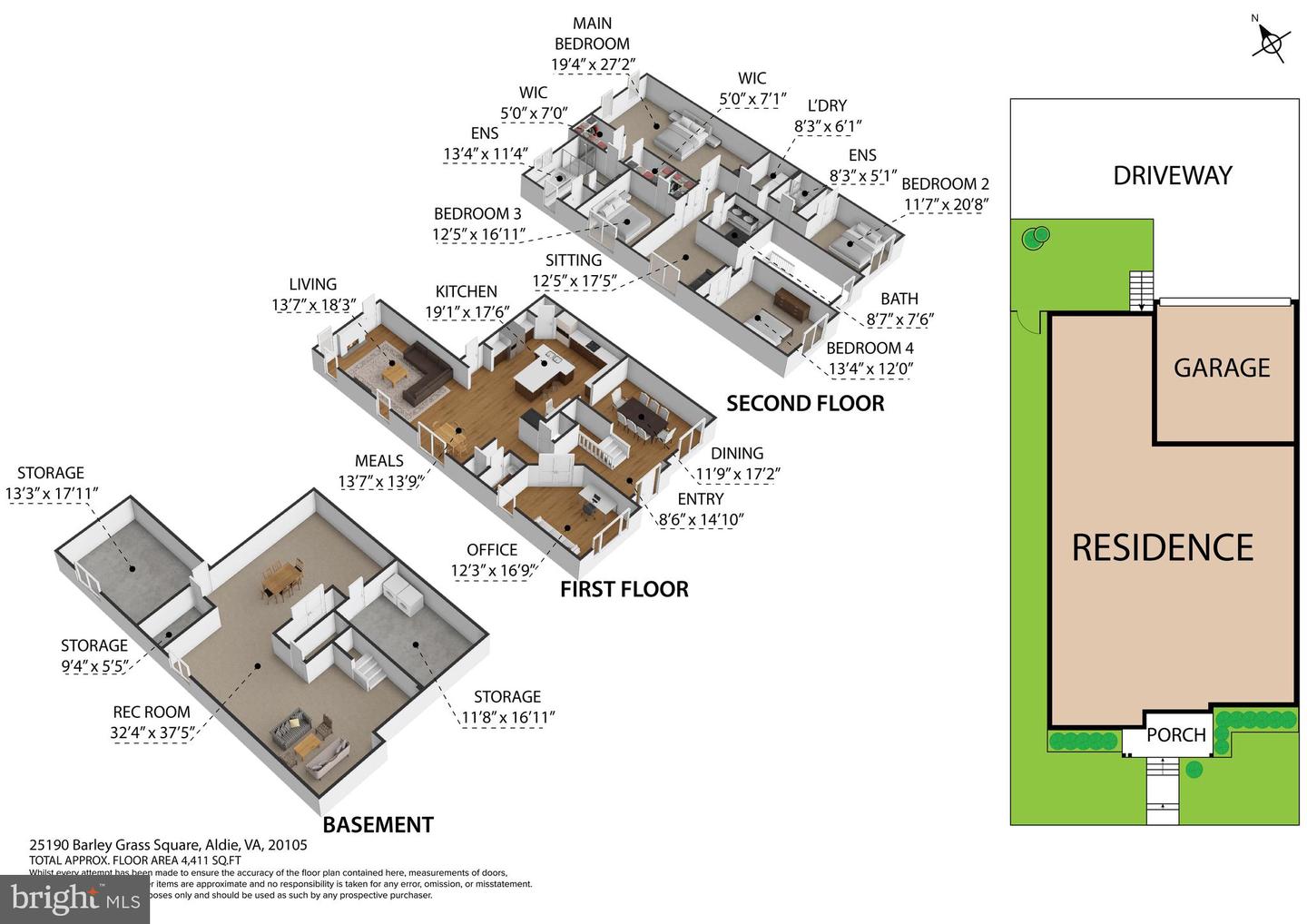 25190 BARLEY GRASS SQ, ALDIE, Virginia 20105, 4 Bedrooms Bedrooms, ,3 BathroomsBathrooms,Residential,For sale,25190 BARLEY GRASS SQ,VALO2089256 MLS # VALO2089256