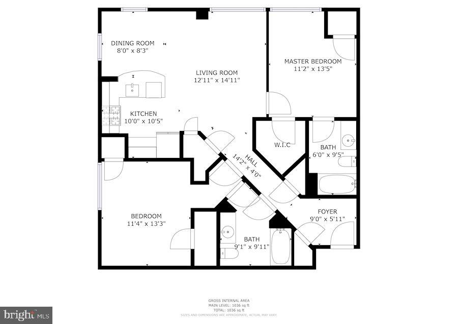 1300 N ST NW #306, WASHINGTON, District Of Columbia 20005, 2 Bedrooms Bedrooms, ,2 BathroomsBathrooms,Residential,For sale,1300 N ST NW #306,DCDC2173766 MLS # DCDC2173766