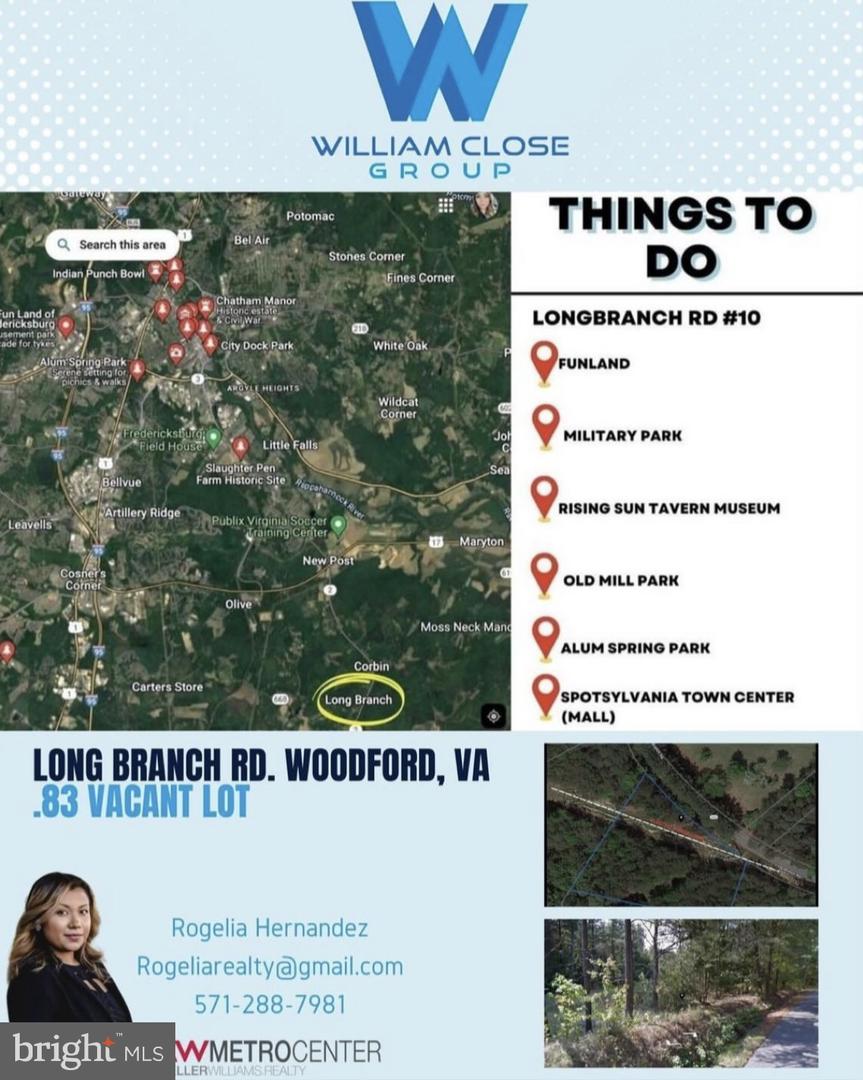 LOT 10 LONG BRANCH RD, WOODFORD, Virginia 22580, ,Land,For sale,LOT 10 LONG BRANCH RD,VACV2007652 MLS # VACV2007652