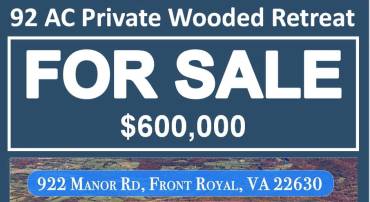 MANOR RD, FRONT ROYAL, Virginia 22630, ,Farm,For sale,MANOR RD,VACL2003462 MLS # VACL2003462