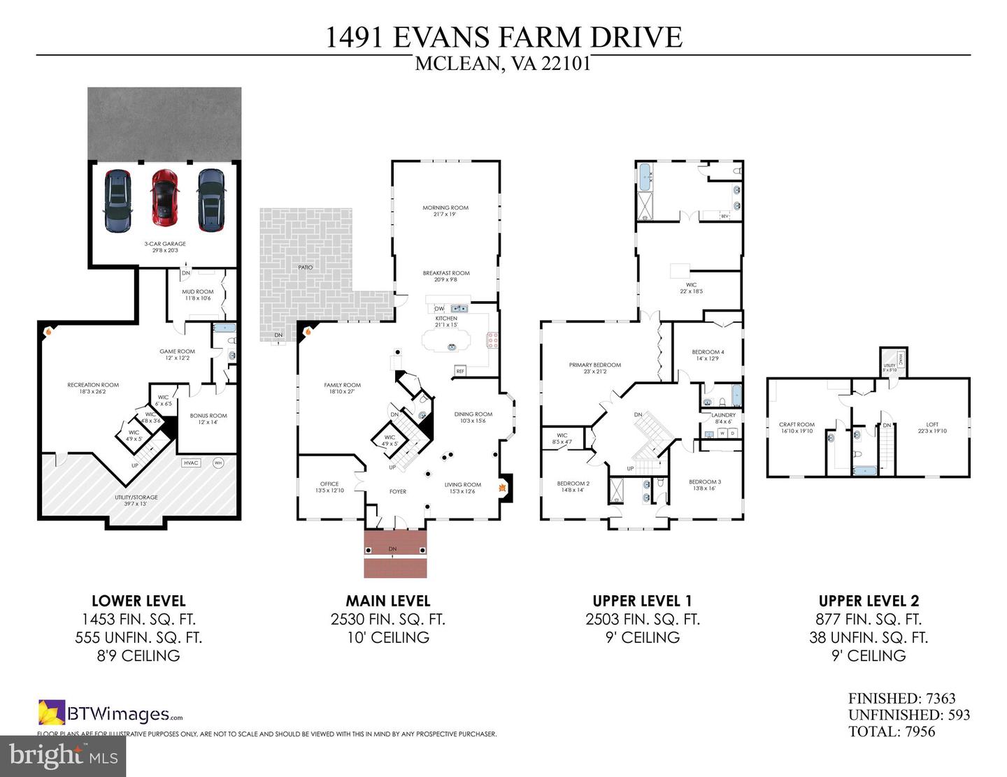 1491 EVANS FARM DR, MCLEAN, Virginia 22101, 5 Bedrooms Bedrooms, ,5 BathroomsBathrooms,Residential,For sale,1491 EVANS FARM DR,VAFX2216118 MLS # VAFX2216118