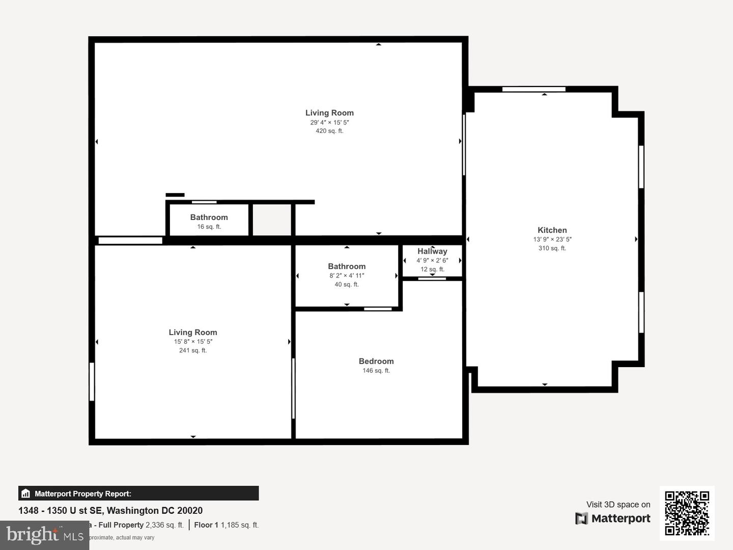 1350 U ST SE, WASHINGTON, District Of Columbia 20020, 4 Bedrooms Bedrooms, ,4 BathroomsBathrooms,Residential,For sale,1350 U ST SE,DCDC2186650 MLS # DCDC2186650