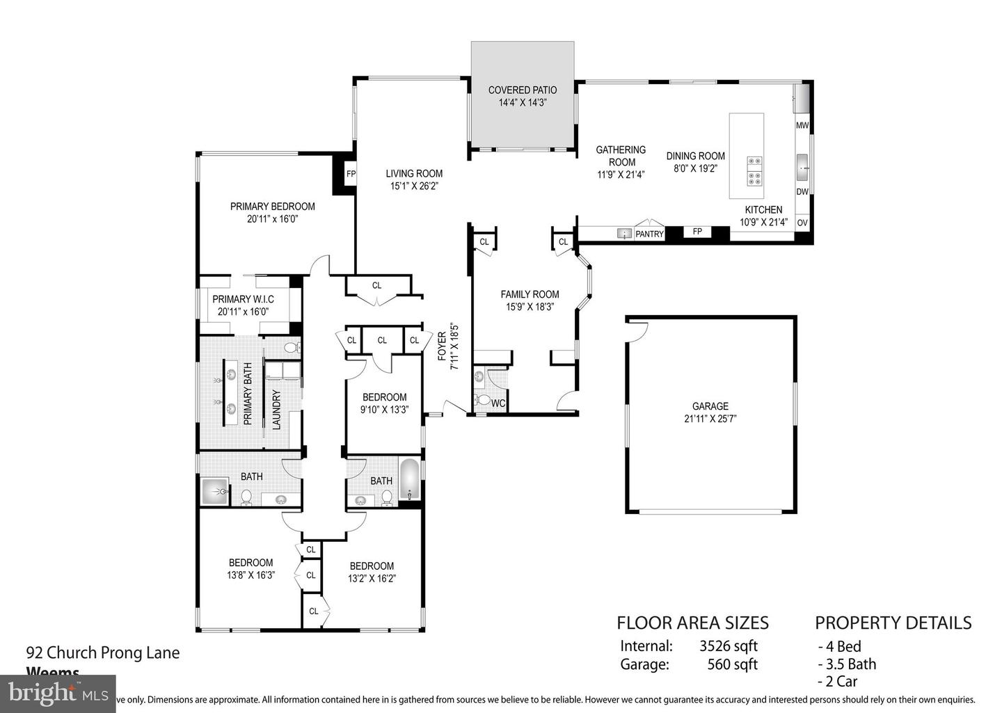 92 CHURCH PRONG LN, WEEMS, Virginia 22576, 4 Bedrooms Bedrooms, 10 Rooms Rooms,3 BathroomsBathrooms,Residential,For sale,92 CHURCH PRONG LN,VALV2000698 MLS # VALV2000698