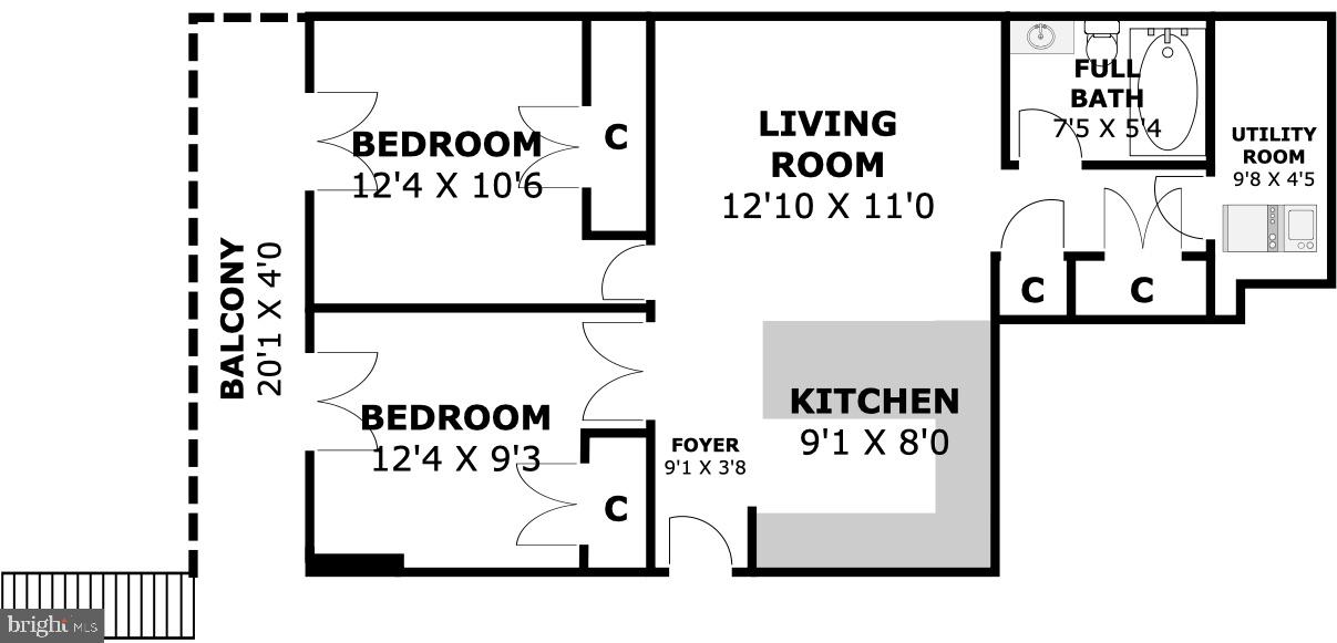 528 KENNEDY ST NW #502, WASHINGTON, District Of Columbia 20011, 2 Bedrooms Bedrooms, ,1 BathroomBathrooms,Residential,For sale,528 KENNEDY ST NW #502,DCDC2186802 MLS # DCDC2186802