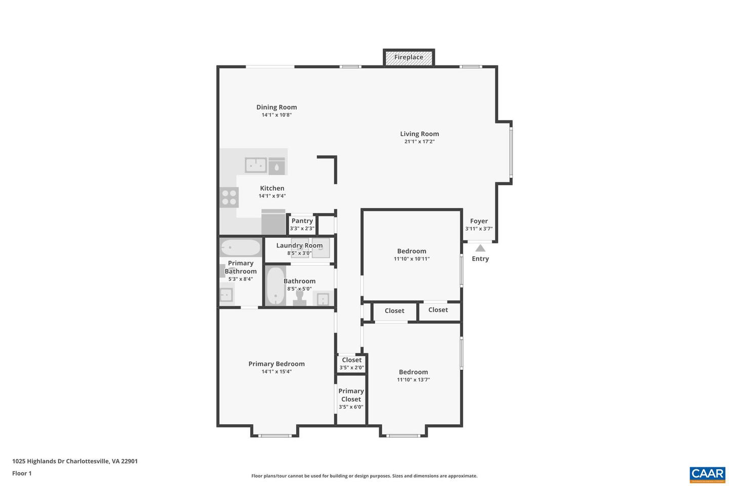 1025 HIGHLANDS DR, CHARLOTTESVILLE, Virginia 22901, 3 Bedrooms Bedrooms, ,2 BathroomsBathrooms,Residential,For sale,1025 HIGHLANDS DR,661227 MLS # 661227