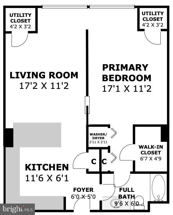 1300 N ST NW #817, WASHINGTON, District Of Columbia 20005, 1 Bedroom Bedrooms, ,1 BathroomBathrooms,Residential,For sale,1300 N ST NW #817,DCDC2173468 MLS # DCDC2173468