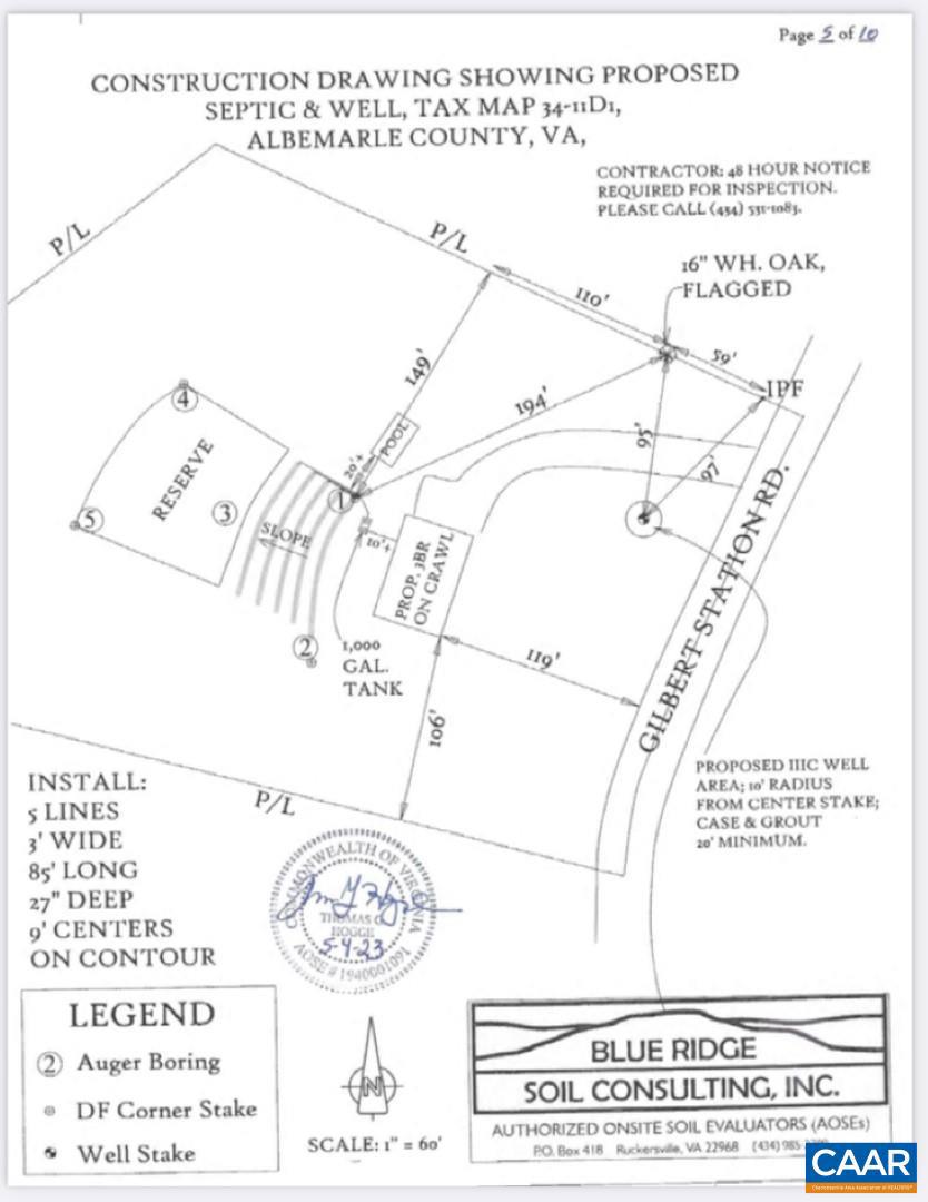 LOT 4 GILBERT STATION RD #4, BARBOURSVILLE, Virginia 22923, ,Land,For sale,LOT 4 GILBERT STATION RD #4,661335 MLS # 661335