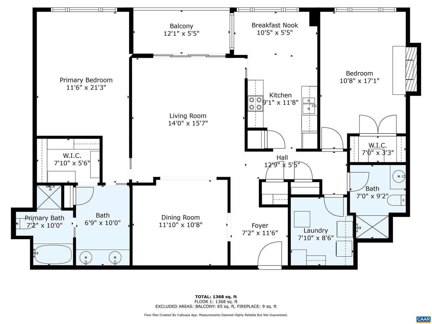 500 CRESTWOOD DR #2203, CHARLOTTESVILLE, Virginia 22903, 2 Bedrooms Bedrooms, ,2 BathroomsBathrooms,Residential,For sale,500 CRESTWOOD DR #2203,661429 MLS # 661429