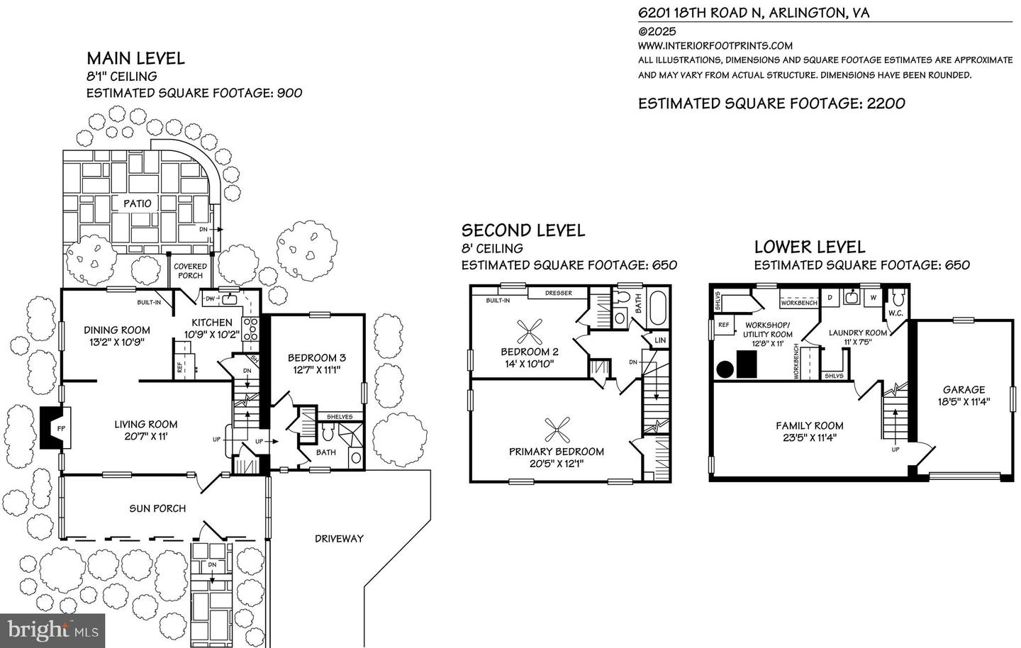 6201 18TH RD N, ARLINGTON, Virginia 22205, 3 Bedrooms Bedrooms, ,2 BathroomsBathrooms,Residential,For sale,6201 18TH RD N,VAAR2052422 MLS # VAAR2052422