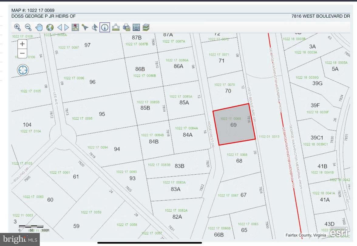 7816 W BOULEVARD DR, ALEXANDRIA, Virginia 22308, ,Land,For sale,7816 W BOULEVARD DR,VAFX2225980 MLS # VAFX2225980