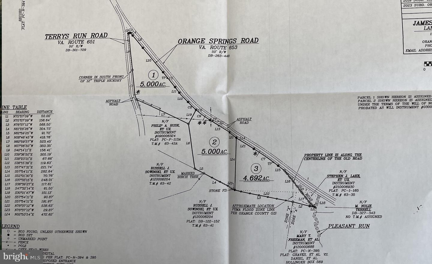 LOT 43B-3 ORANGE SPRINGS RD, UNIONVILLE, Virginia 22567, ,Land,For sale,LOT 43B-3 ORANGE SPRINGS RD,VAOR2009030 MLS # VAOR2009030