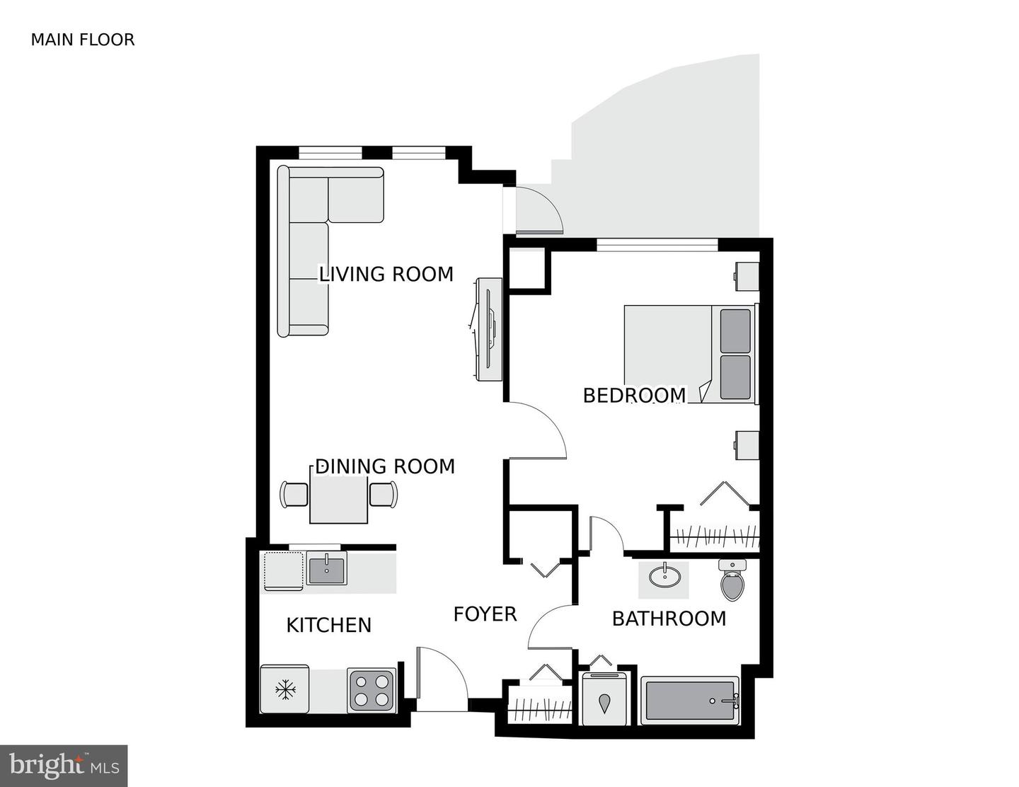 900 N TAYLOR ST #1108, ARLINGTON, Virginia 22203, 1 Bedroom Bedrooms, ,1 BathroomBathrooms,Residential,For sale,900 N TAYLOR ST #1108,VAAR2038404 MLS # VAAR2038404