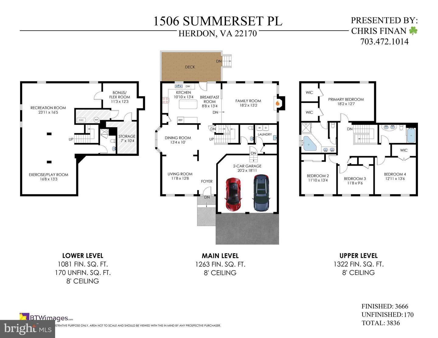 1506 SUMMERSET PL, HERNDON, Virginia 20170, 4 Bedrooms Bedrooms, ,3 BathroomsBathrooms,Residential,For sale,1506 SUMMERSET PL,VAFX2225912 MLS # VAFX2225912