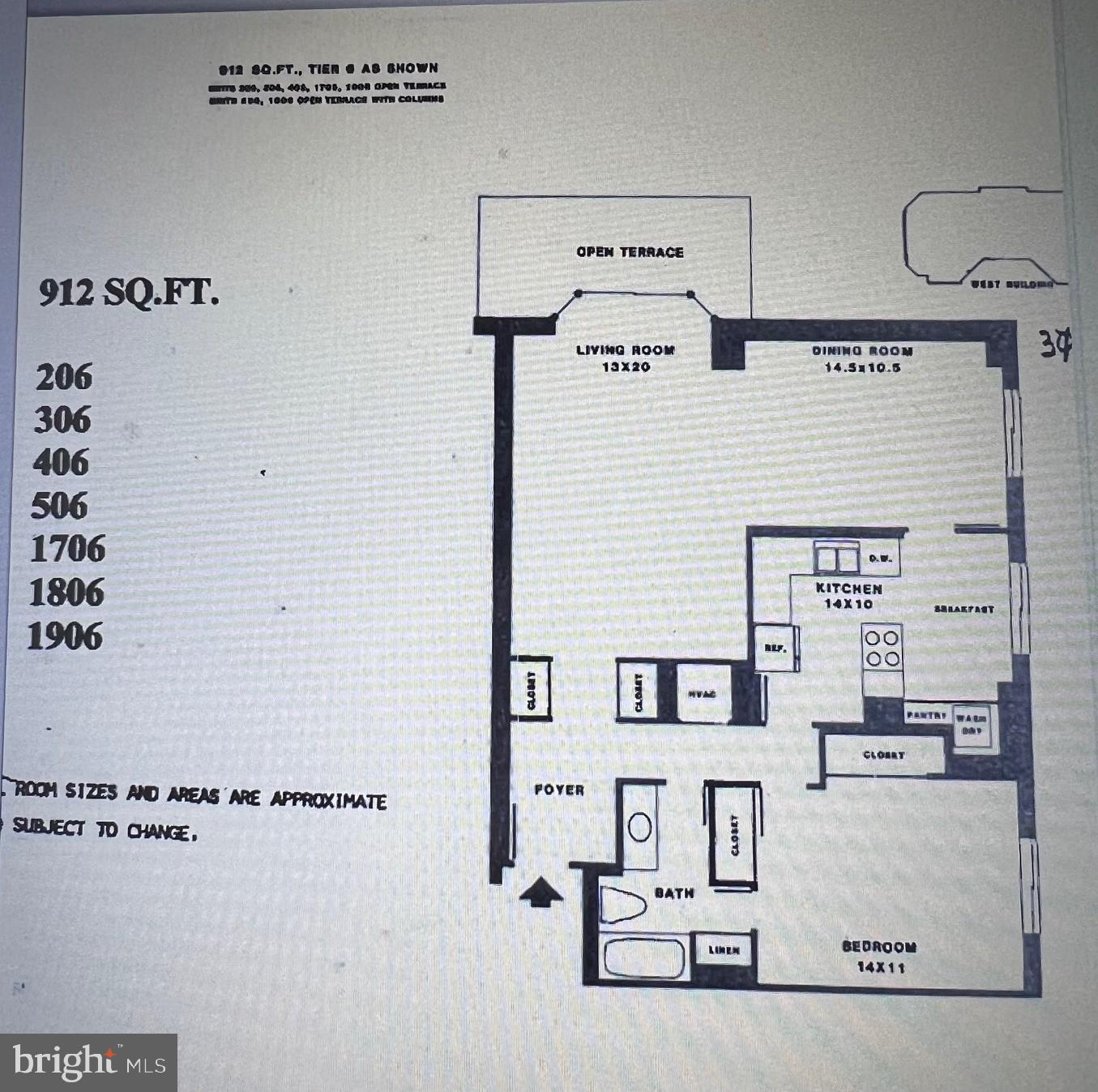 1600 N OAK ST #306, ARLINGTON, Virginia 22209, 1 Bedroom Bedrooms, ,1 BathroomBathrooms,Residential,For sale,1600 N OAK ST #306,VAAR2054236 MLS # VAAR2054236