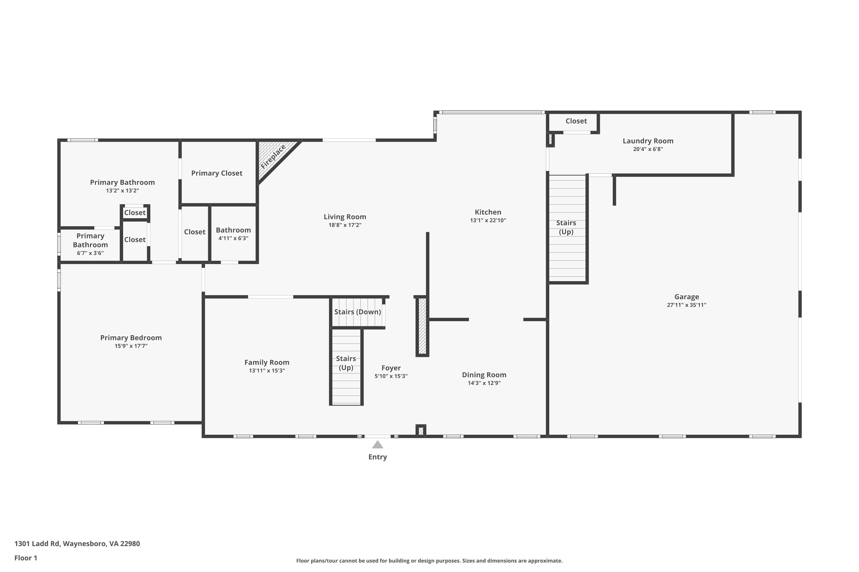 1301 LADD RD, WAYNESBORO, Virginia 22980, 5 Bedrooms Bedrooms, ,4 BathroomsBathrooms,Residential,Gorgeous Georgian,1301 LADD RD,661656 MLS # 661656