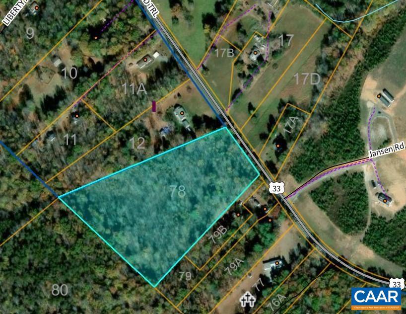 SPOTSWOOD TRL #78, EHEART, Virginia 22923, ,Land,For sale,SPOTSWOOD TRL #78,661676 MLS # 661676