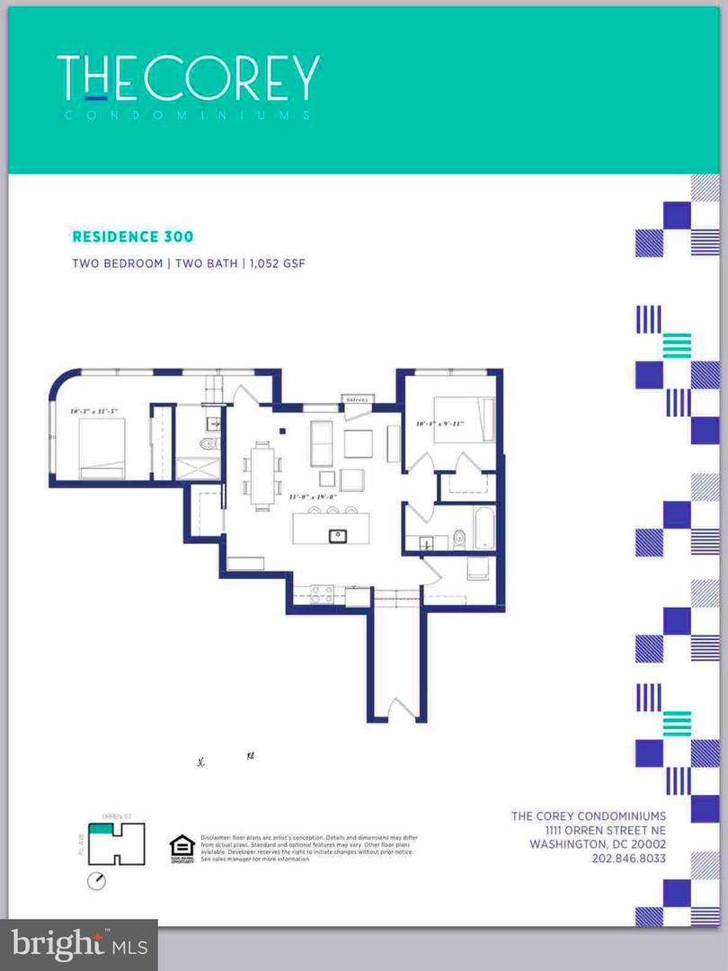 1111 ORREN ST NE #300, WASHINGTON, District Of Columbia 20002, 2 Bedrooms Bedrooms, ,2 BathroomsBathrooms,Residential,For sale,1111 ORREN ST NE #300,DCDC2189098 MLS # DCDC2189098