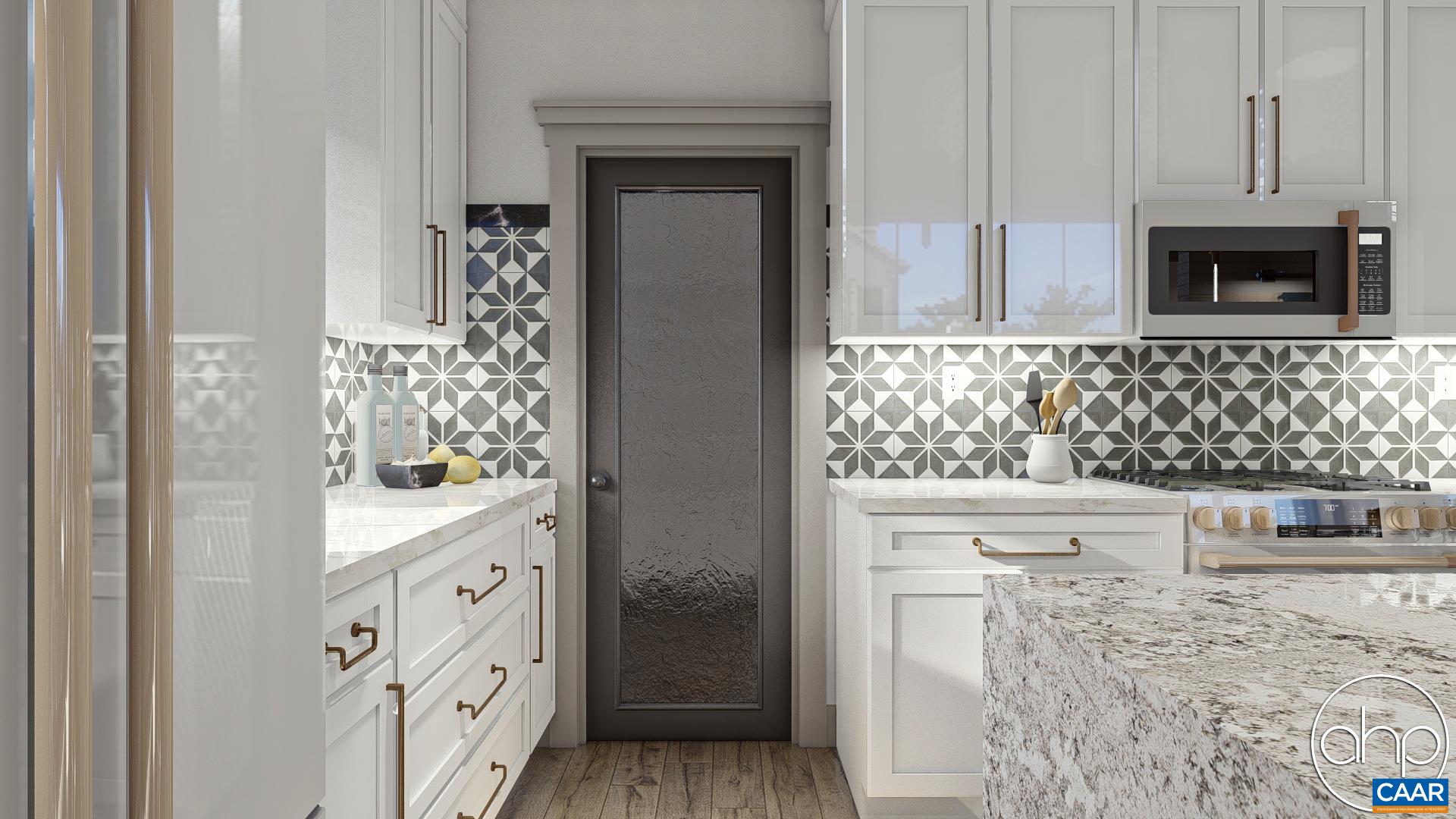 Walk-in kitchen pantry