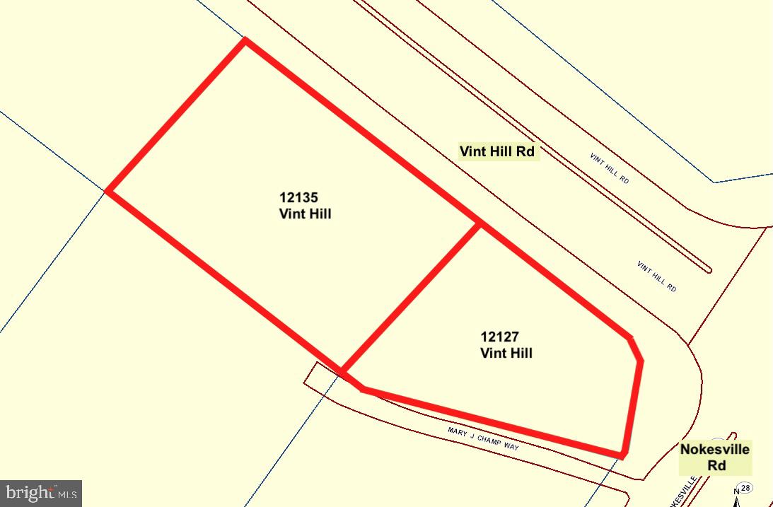 12127 & 12131 VINT HILL RD, BRISTOW, Virginia 20136, ,Land,For sale,12127 & 12131 VINT HILL RD,VAPW2087324 MLS # VAPW2087324