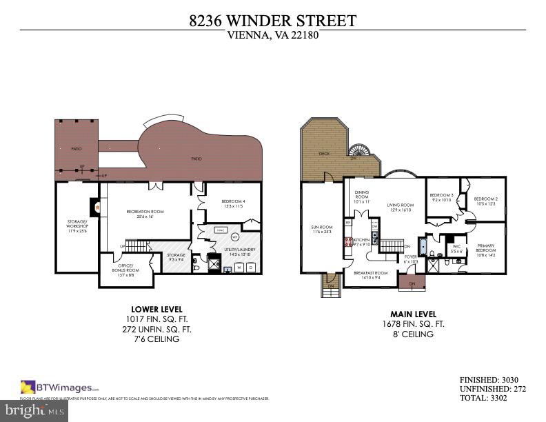 8236 WINDER ST, VIENNA, Virginia 22180, 4 Bedrooms Bedrooms, ,3 BathroomsBathrooms,Residential,For sale,8236 WINDER ST,VAFX2178592 MLS # VAFX2178592