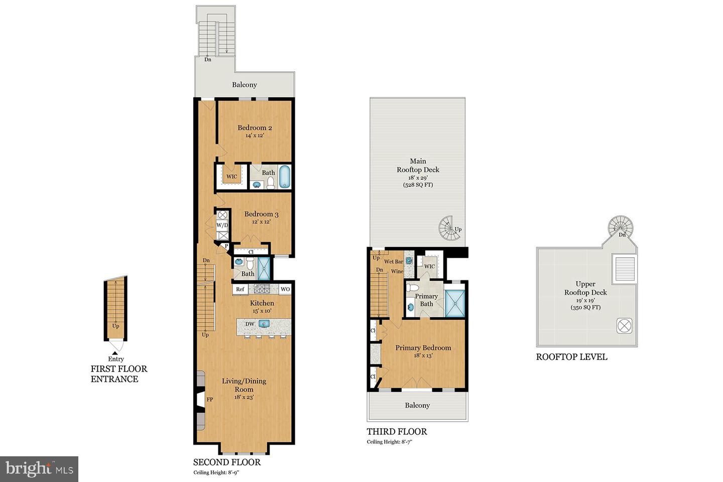 2448 ONTARIO RD NW #4, WASHINGTON, District Of Columbia 20009, 3 Bedrooms Bedrooms, ,3 BathroomsBathrooms,Residential,For sale,2448 ONTARIO RD NW #4,DCDC2175630 MLS # DCDC2175630