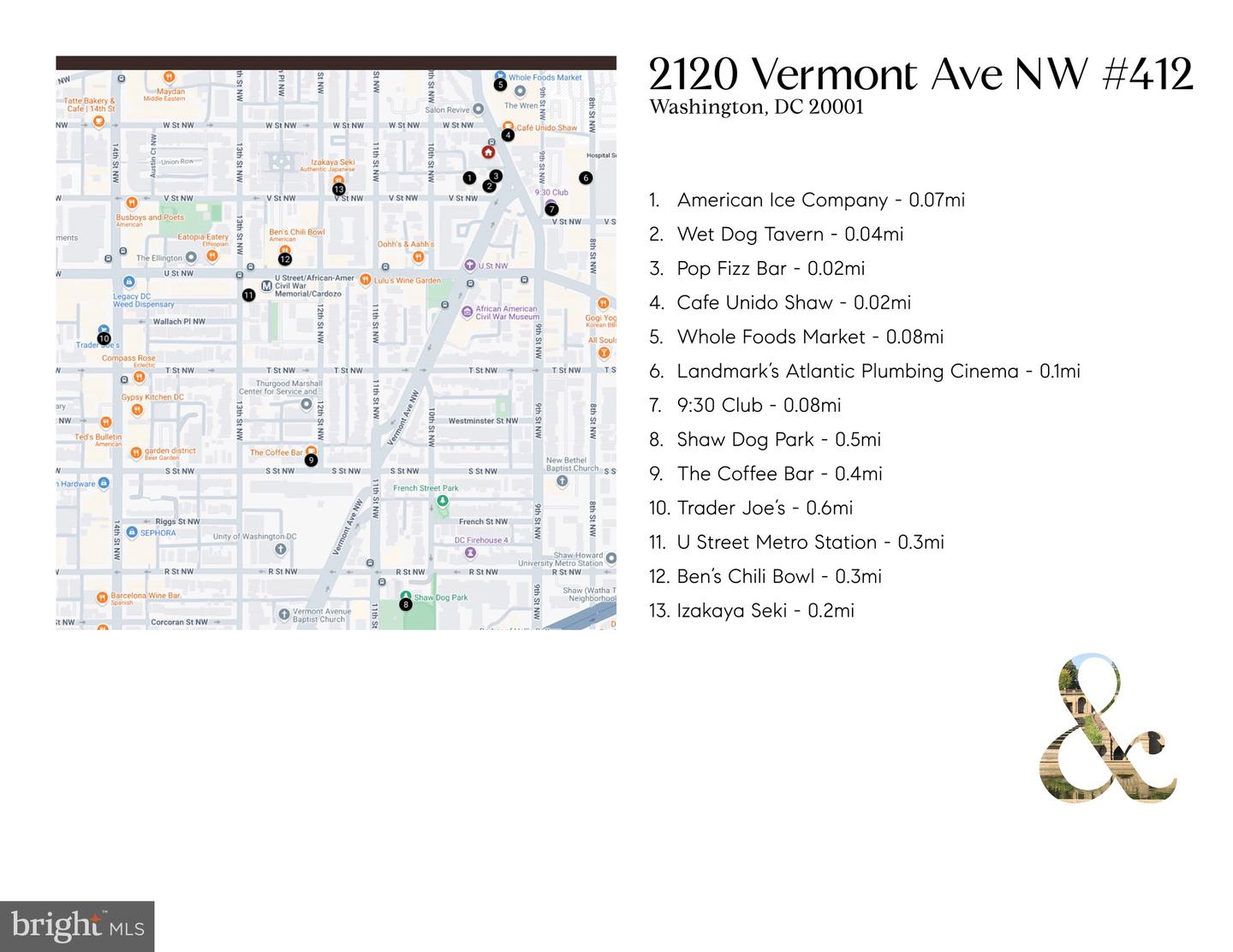 2120 VERMONT AVE NW #412, WASHINGTON, District Of Columbia 20001, 1 Bedroom Bedrooms, ,1 BathroomBathrooms,Residential,For sale,2120 VERMONT AVE NW #412,DCDC2189778 MLS # DCDC2189778