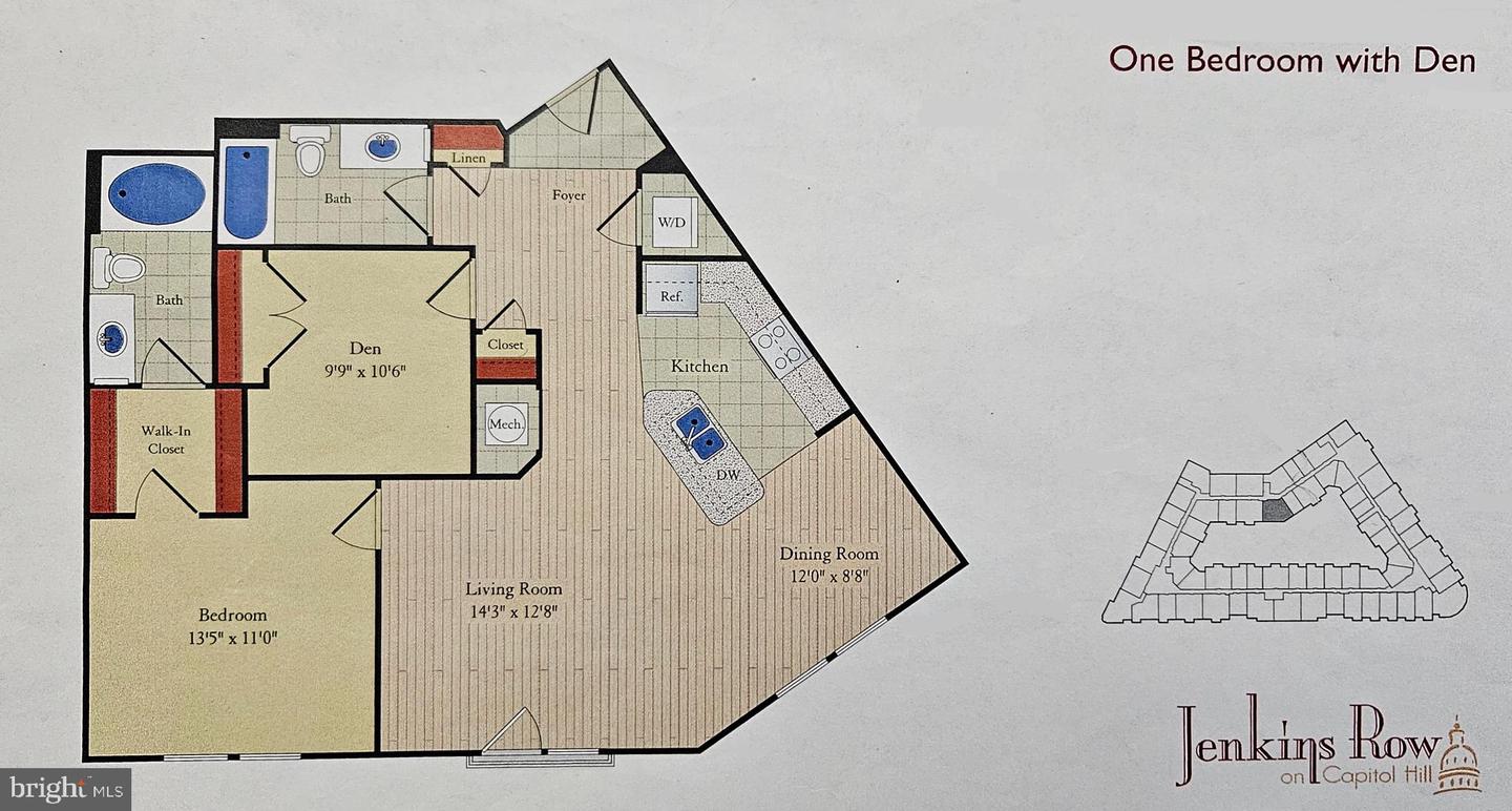 1391 PENNSYLVANIA AVE SE #254, WASHINGTON, District Of Columbia 20003, 1 Bedroom Bedrooms, ,2 BathroomsBathrooms,Residential,For sale,1391 PENNSYLVANIA AVE SE #254,DCDC2169748 MLS # DCDC2169748