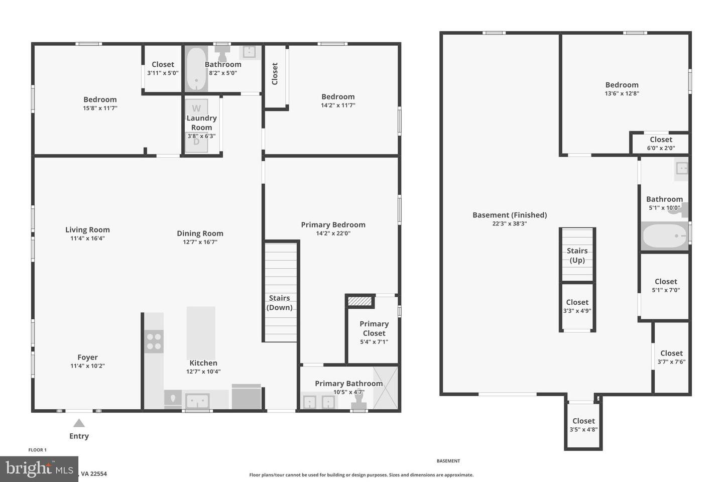 1 WALKER WAY, STAFFORD, Virginia 22554, 3 Bedrooms Bedrooms, ,3 BathroomsBathrooms,Residential,For sale,1 WALKER WAY,VAST2036572 MLS # VAST2036572