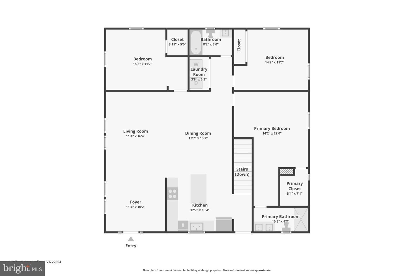 1 WALKER WAY, STAFFORD, Virginia 22554, 3 Bedrooms Bedrooms, ,3 BathroomsBathrooms,Residential,For sale,1 WALKER WAY,VAST2036572 MLS # VAST2036572