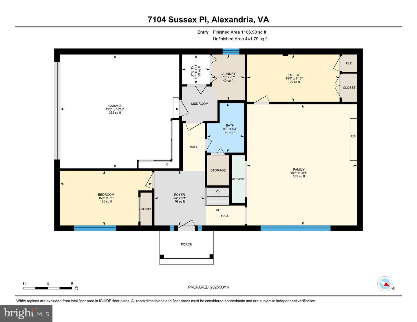 7104 SUSSEX PL, ALEXANDRIA, Virginia 22307, 3 Bedrooms Bedrooms, ,3 BathroomsBathrooms,Residential,For sale,7104 SUSSEX PL,VAFX2227354 MLS # VAFX2227354