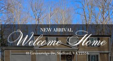 61 GREENRIDGE DR, STAFFORD, Virginia 22554, 4 Bedrooms Bedrooms, ,2 BathroomsBathrooms,Residential,For sale,61 GREENRIDGE DR,VAST2036292 MLS # VAST2036292