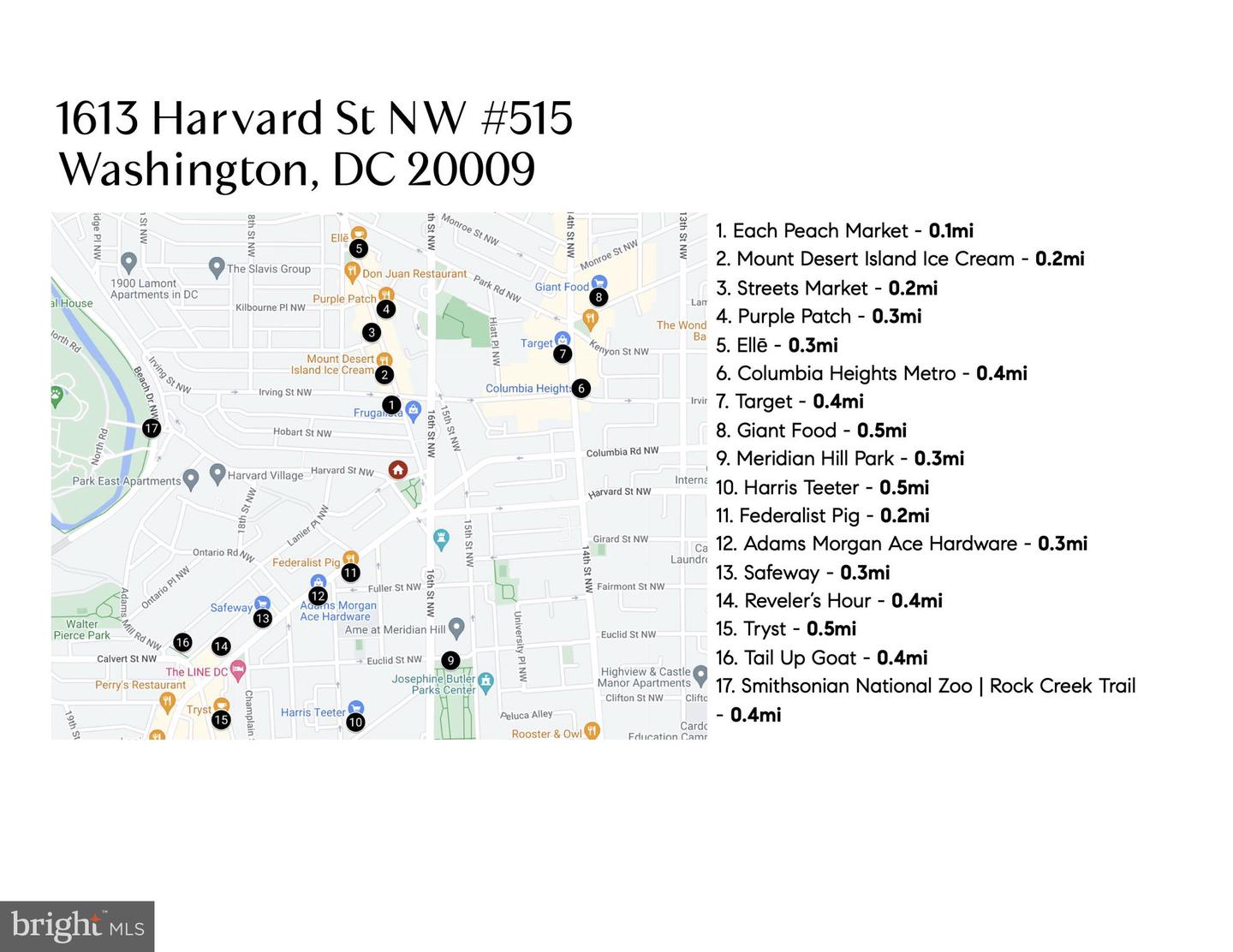 1613 HARVARD ST NW #515, WASHINGTON, District Of Columbia 20009, 2 Bedrooms Bedrooms, ,1 BathroomBathrooms,Residential,For sale,1613 HARVARD ST NW #515,DCDC2190594 MLS # DCDC2190594