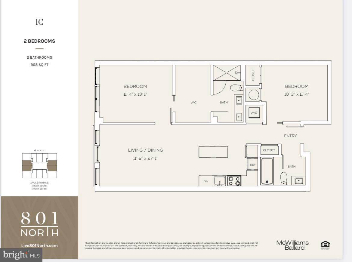 801 N FAIRFAX ST #318, ALEXANDRIA, Virginia 22314, 2 Bedrooms Bedrooms, ,2 BathroomsBathrooms,Residential,For sale,801 N FAIRFAX ST #318,VAAX2042780 MLS # VAAX2042780