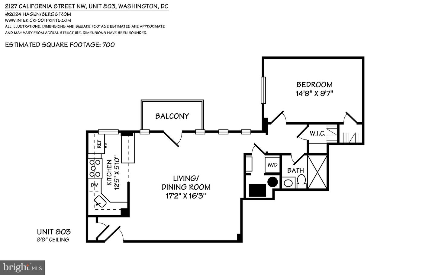 2127 CALIFORNIA ST NW #803, WASHINGTON, District Of Columbia 20008, 1 Bedroom Bedrooms, ,1 BathroomBathrooms,Residential,For sale,2127 CALIFORNIA ST NW #803,DCDC2174918 MLS # DCDC2174918